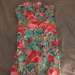 Lilly Pulitzer strapless dress